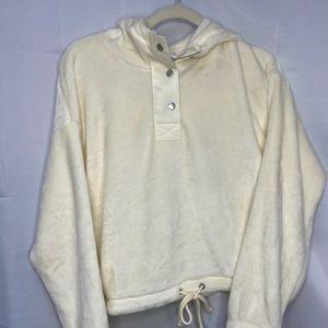 Hollister *Cozy Velour Half Zip Hoodie* NWT